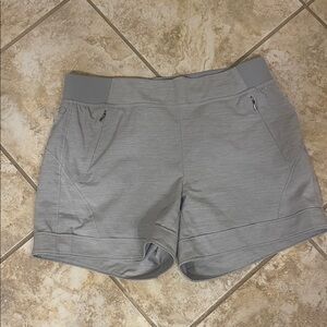 CALIA by Carrie Underwood Light Gray Athletic Pull-On Shorts